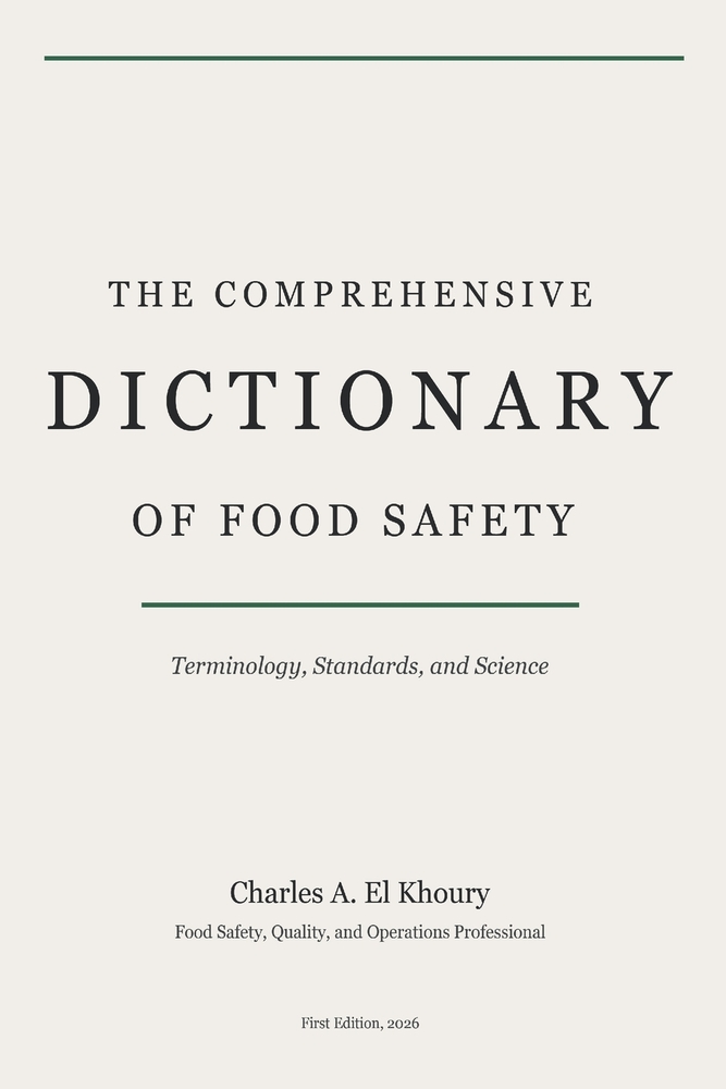 The Comprehensive Dictionary of Food Safety: Terminology, Standards, and Science cover