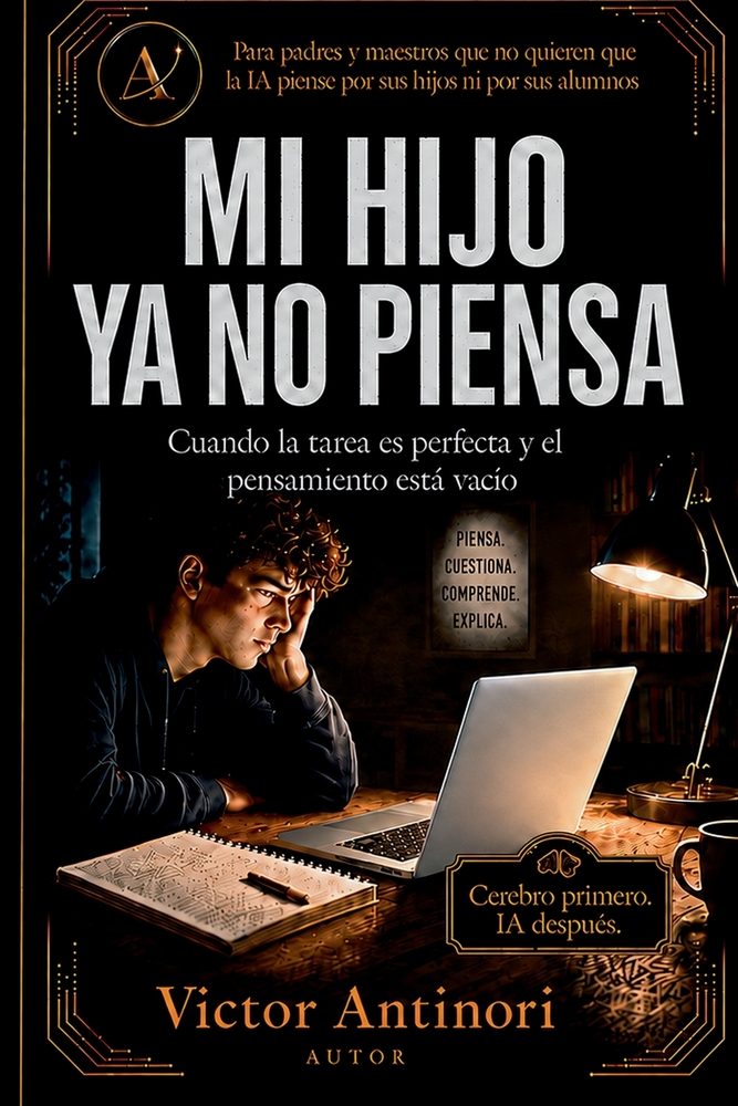Mi hijo ya no piensa: Cuando la tarea es perfecta y el pensamiento está vacío cover