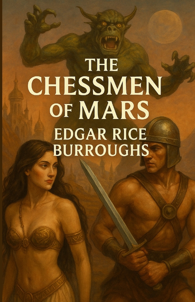 The Chessmen Of Mars: An Illustrated Edition with Author Biography, Summary and Character Guide cover