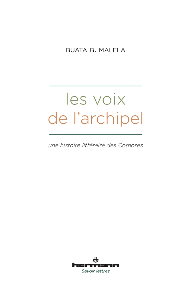 Les Voix de l'archipel: Une histoire littéraire des Comores cover