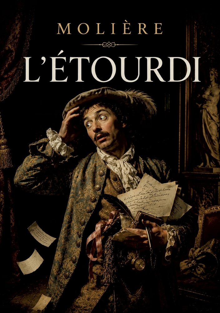 L'étourdi: Les stratagèmes amoureux d'un valet ingénieux, par Molière cover