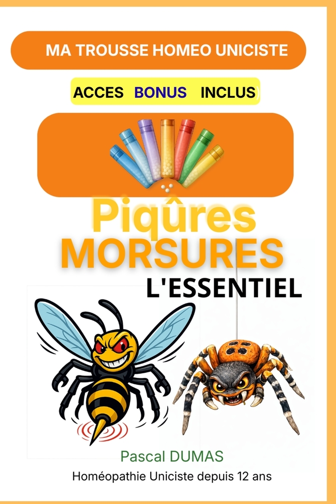 Ma Trousse Homéopathique Uniciste Pour Les Piqûres et Morsures: L'Essentiel cover