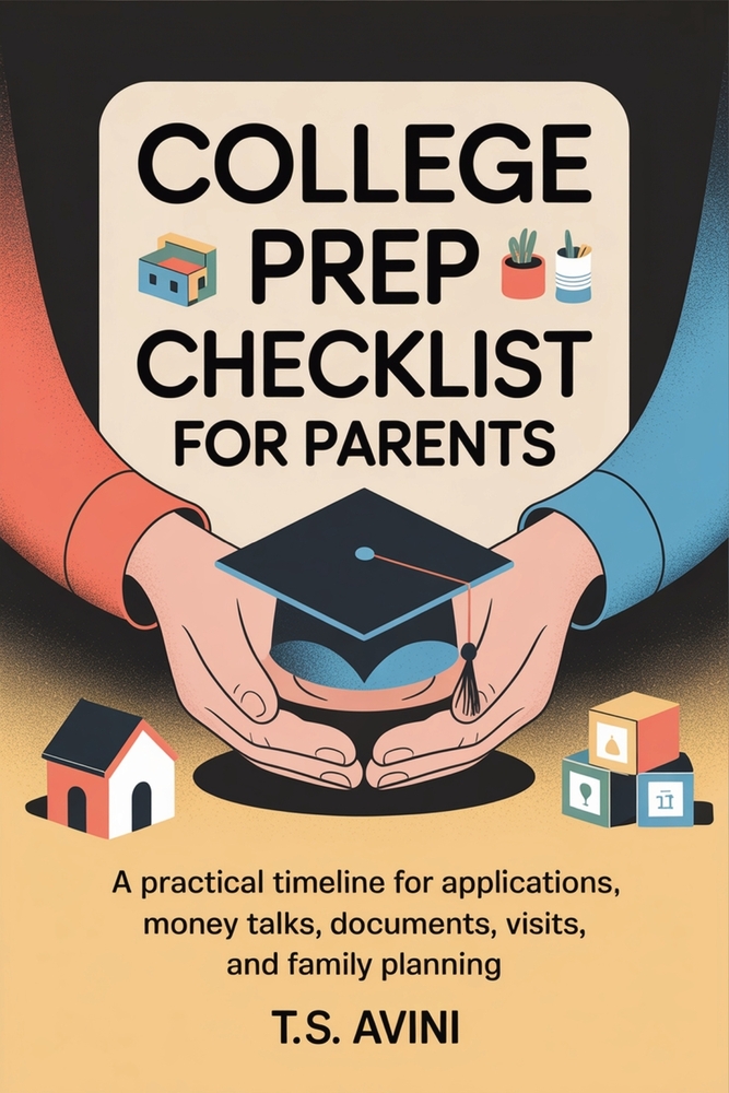 College Prep Checklist for Parents: A practical timeline for applications, money talks, documents, visits, and family planning cover