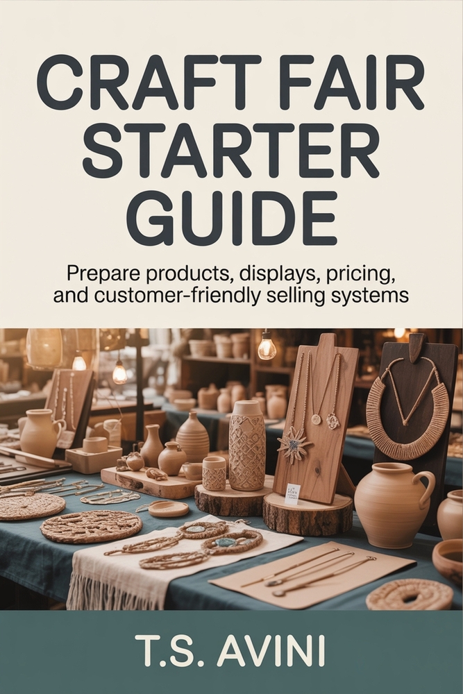 Craft Fair Starter Guide: Prepare products, displays, pricing, and customer-friendly selling systems cover