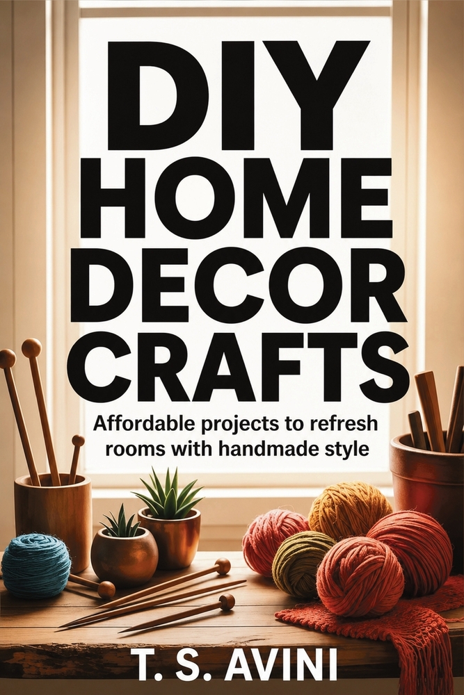 DIY Home Decor Crafts: Affordable projects to refresh rooms with handmade style cover