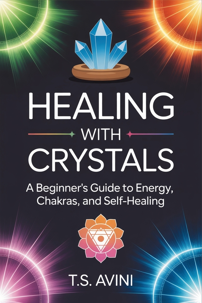 Healing with Crystals: A Beginner's Guide to Energy, Chakras, and Self-Healing cover