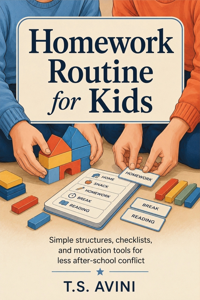 Homework Routine for Kids: Simple structures, checklists, and motivation tools for less after school conflict cover