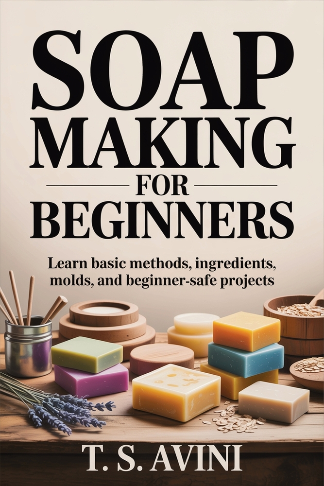 Soap Making for Beginners: Learn basic methods, ingredients, molds, and beginner-safe projects cover