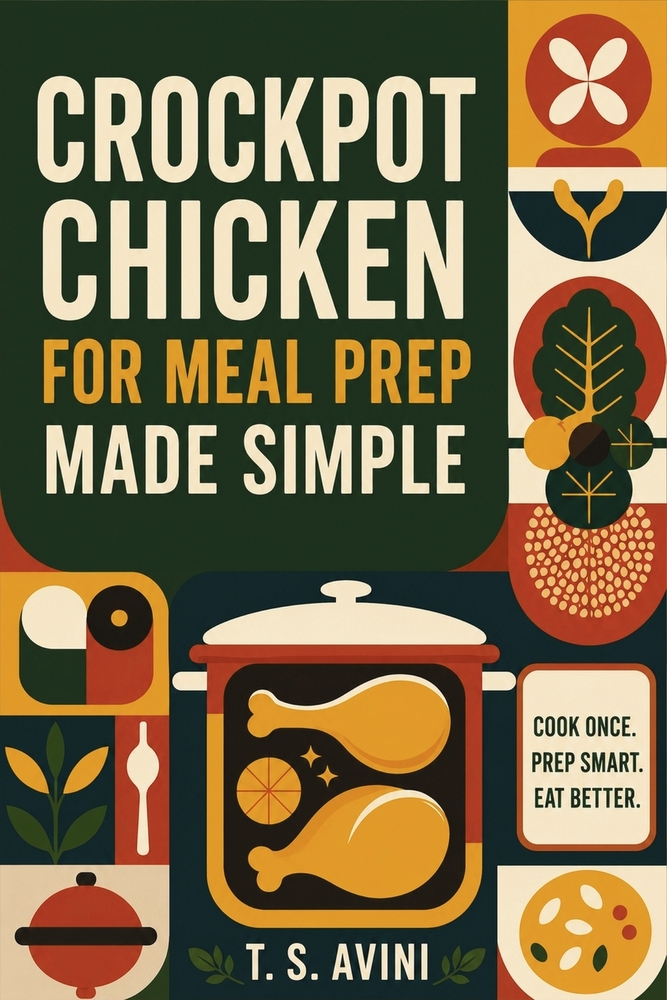 Crockpot Chicken for Meal Prep Made Simple: Easy meal planning, grocery lists, and simple recipes for everyday wellness cover