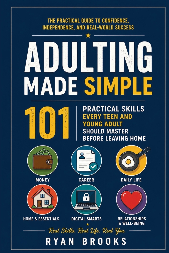 Adulting Made Simple: 101 Practical Skills Every Teen and Young Adult Should Master Before Leaving Home cover