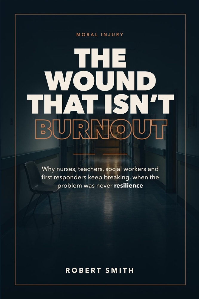 The Wound That Isn't Burnout: Moral Injury for Nurses, Teachers, Social Workers and First Responders: Why You Keep Breaking When the Problem Was Never cover