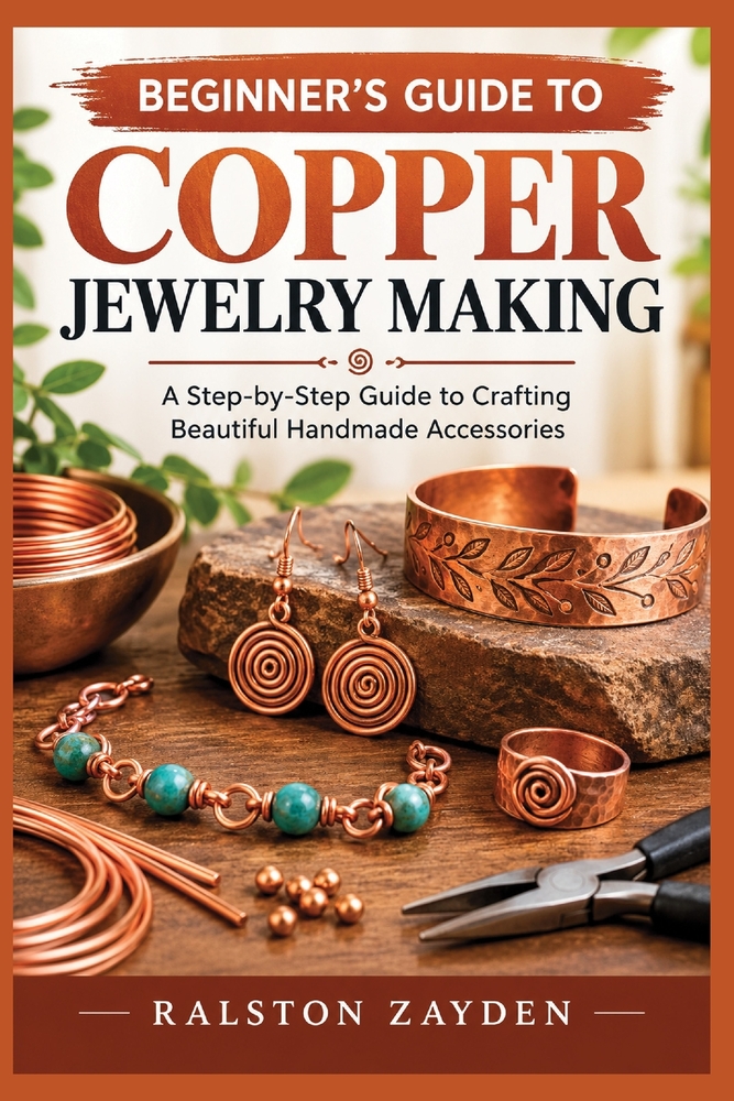 Beginner's Guide to Copper Jewelry Making: A Step-by-Step Guide to Crafting Beautiful Handmade Accessories cover