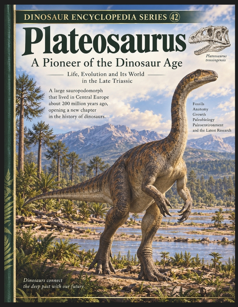 Dinosaur Encyclopedia Series Vol.42　 Plateosaurus Encyclopedia: A Large Triassic Dinosaur with a Long Neck and a Large Thumb Claw cover