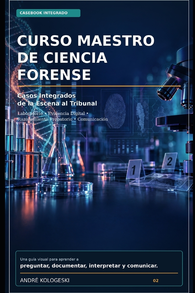 Curso Maestro de Ciencia Forense: Casos Integrados de la Escena al Tribunal: Laboratorio, Evidencia Digital, Razonamiento Probatorio y Comunicación cover