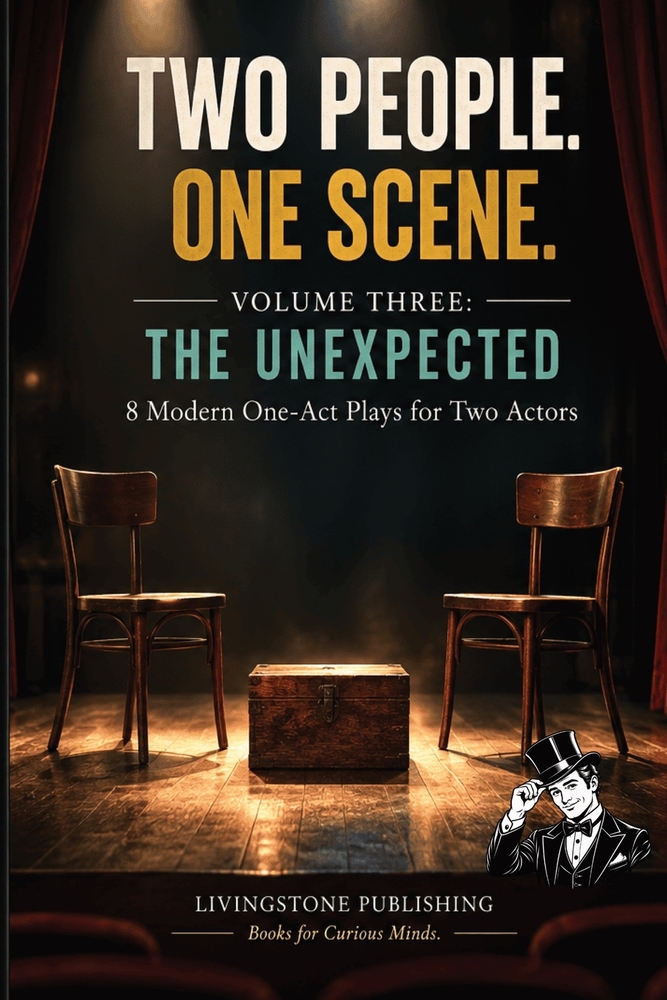 TWO PEOPLE. ONE SCENE. Volume Three by Livingstone Publishing: Original contemporary plays for performance, rehearsal, drama classes, workshops and re cover