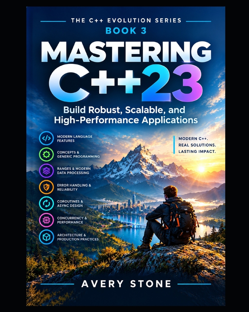 Mastering C++23: Build Robust, Scalable, and High-Performance Applications cover