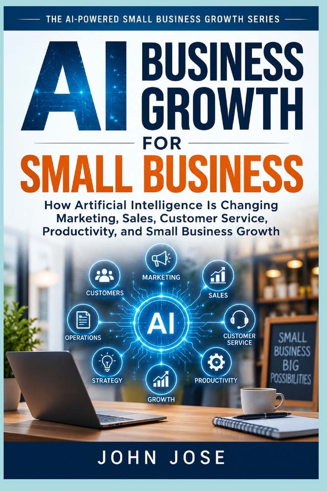 AI Business Growth for Small Business: How Artificial Intelligence Is Changing Marketing, Sales, Customer Service, Productivity, and Small Business Gr cover