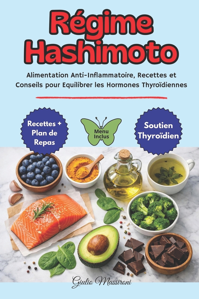 Régime Hashimoto: Alimentation Anti-Inflammatoire, Recettes et Conseils pour Equilibrer les Hormones Thyroïdiennes cover