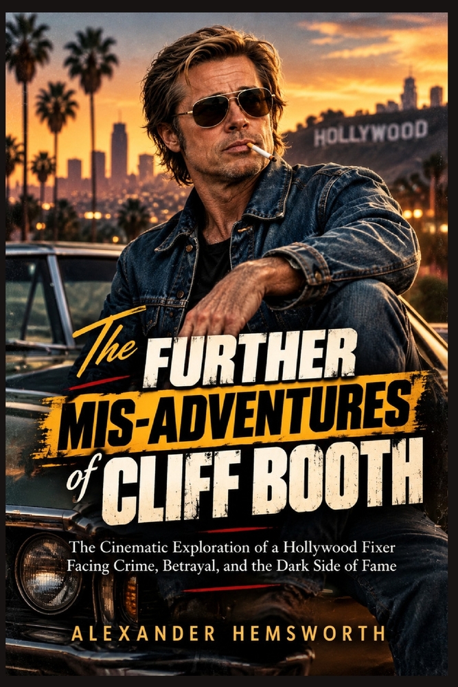The Further Mis-Adventures of Cliff Booth: The Cinematic Exploration of a Hollywood Fixer Facing Crime, Betrayal, and the Dark Side of Fame cover