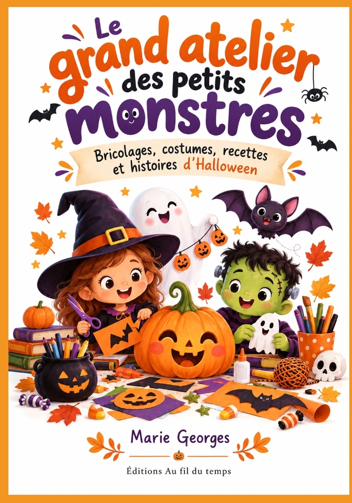 Le grand atelier des petits monstres: Bricolages, costumes, recettes horribles et histoires qui font peur... juste ce qu'il faut ! cover