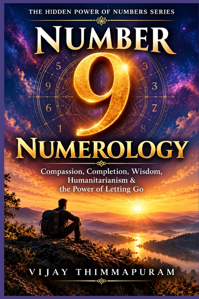 Number 9 Numerology: Compassion, Completion, Wisdom, Humanitarianism & the Power of Letting Go cover