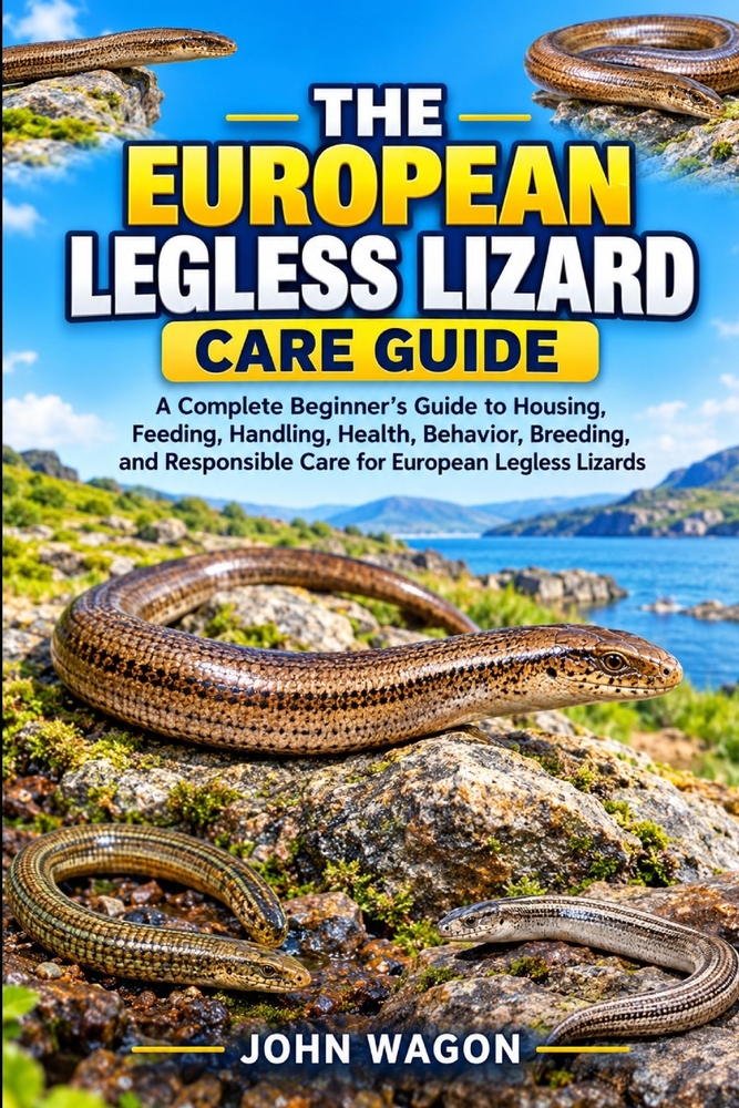 The European Legless Lizard Care Guide: A Complete Beginner's Guide to Housing, Feeding, Handling, Health, Behavior, Breeding, and Responsible Care fo cover