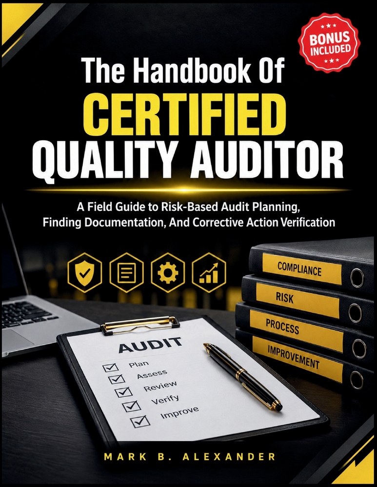 The Handbook Of Certified Quality Auditor: A Field Guide to Risk-Based Audit Planning, Finding Documentation, And Corrective Action Verification cover