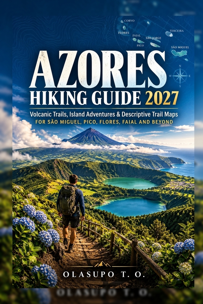 Azores Hiking Guide 2027: Volcanic Trails, Island Adventures & Trail Maps for São Miguel, Pico, Flores, Faial and Beyond cover