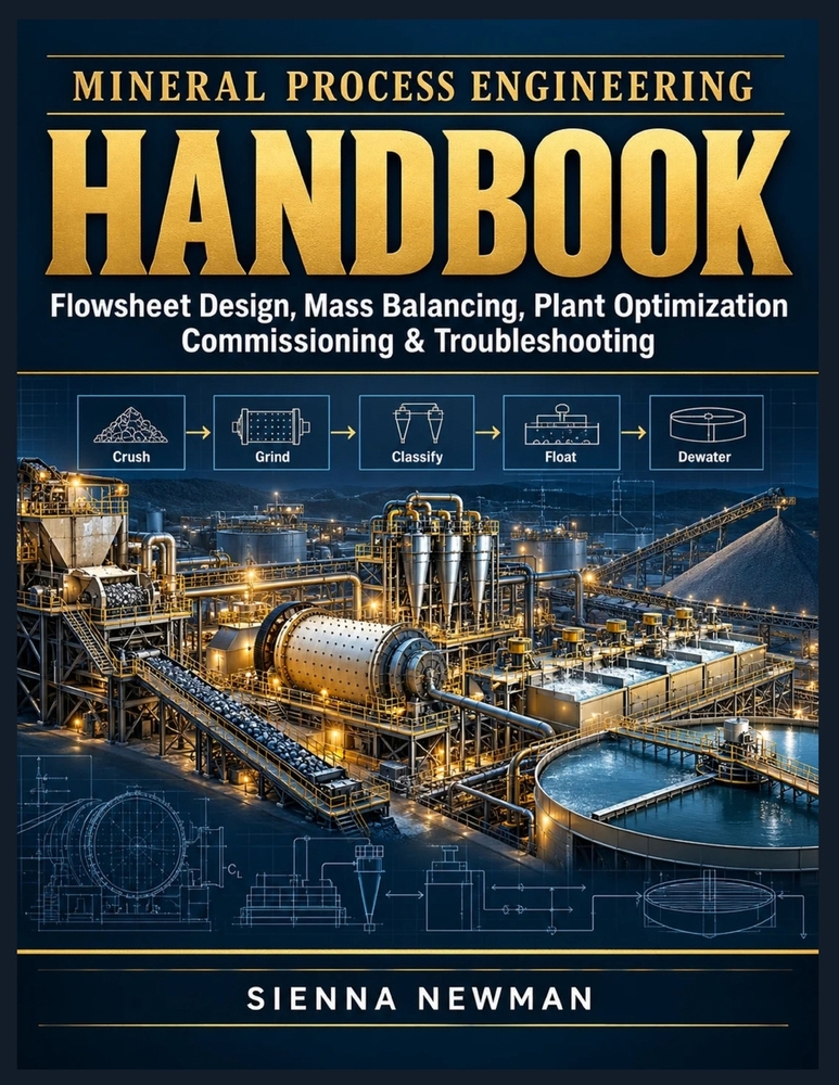 Mineral Process Engineering Handbook: Flowsheet Design, Mass Balancing, Plant Optimization, Commissioning & Troubleshooting cover