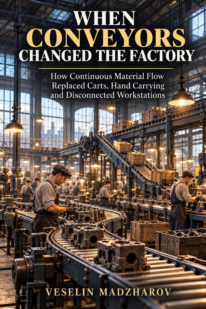 When Conveyors Changed the Factory: How Continuous Material Flow Replaced Carts, Hand Carrying and Disconnected Workstations cover