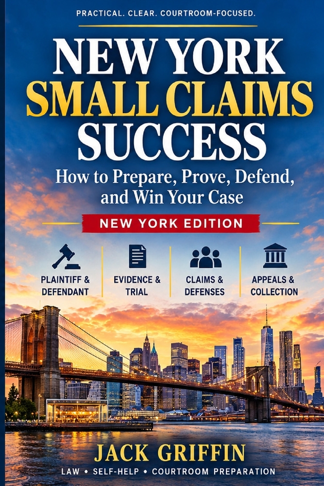 New York Small Claims Success: How To Prepare, Prove, Defend, and Win Your Case cover