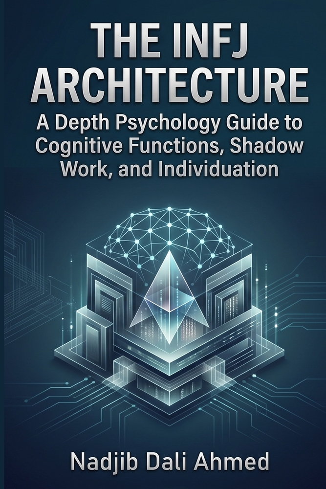 The INFJ Architecture: A Depth Psychology Guide to Cognitive Functions, Shadow Work, and Individuation: Move Beyond Pop Psychology and Master the Blue cover