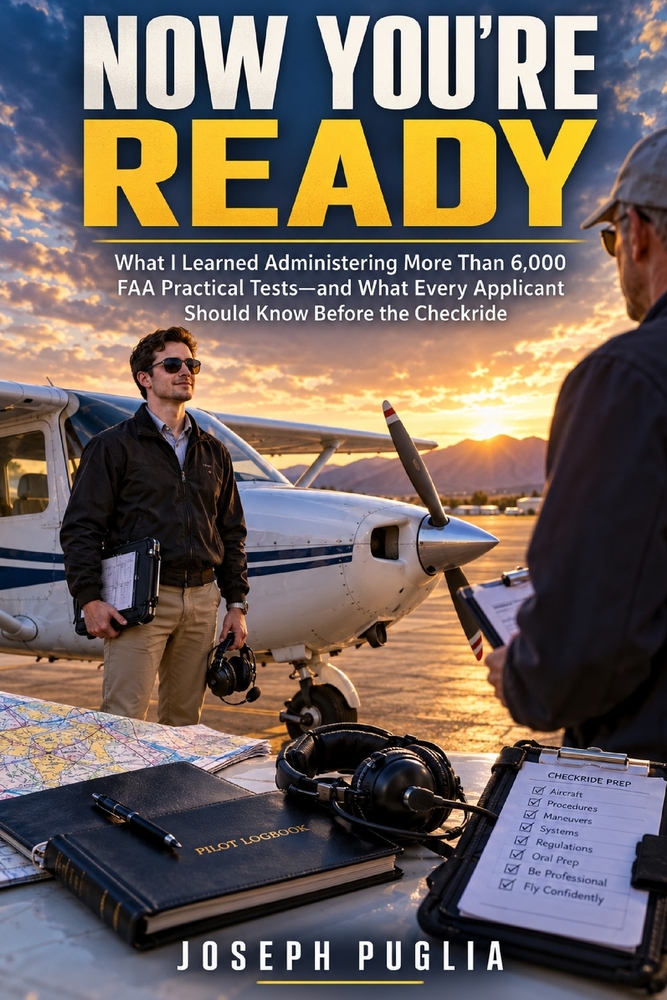 Now you're ready: What I Learned Administering More Than 6,000 FAA Practical Tests - and What Every Applicant Should Know Before the Checkride cover