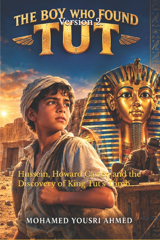 THE BOY WHO FOUND TUT Version 2.: Hussein, Howard Carter, and the Discovery of King Tut's Tomb cover