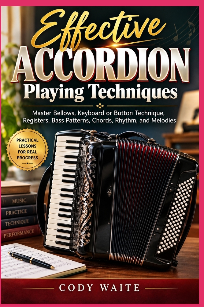 Effective Accordion Playing Techniques: Master Bellows, Keyboard or Button Technique, Registers, Bass Patterns, Chords, Rhythm, and Melodies cover
