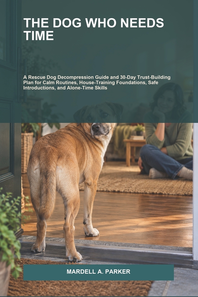The Dog Who Needs Time: A Rescue Dog Decompression Guide and 30-Day Trust-Building Plan for Calm Routines, House-Training Foundations, Safe Introducti cover