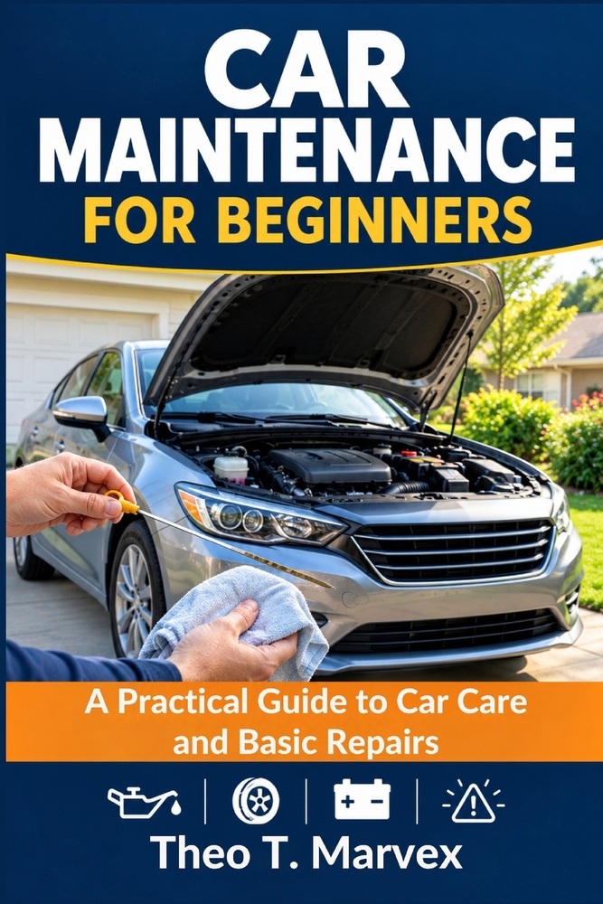 Car Maintenance For Beginners: A Practical Guide to Car Care and Basic Repairs cover