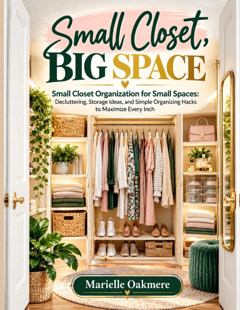 Small Closet, Big Space: Small Closet Organization for Small Spaces: Decluttering, Storage Ideas, and Simple Organizing Hacks to Maximize Every Inch cover