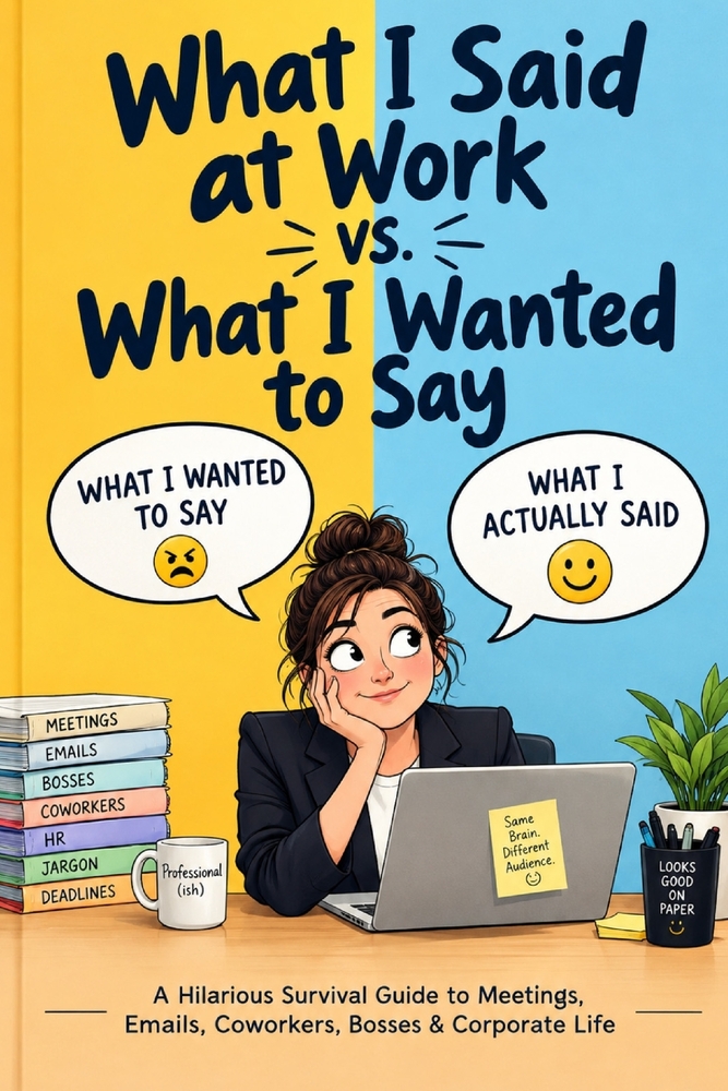 What I Said at Work vs. What I Wanted to Say: A Hilarious Survival Guide to Meetings, Emails, Coworkers, Bosses & Corporate Life cover