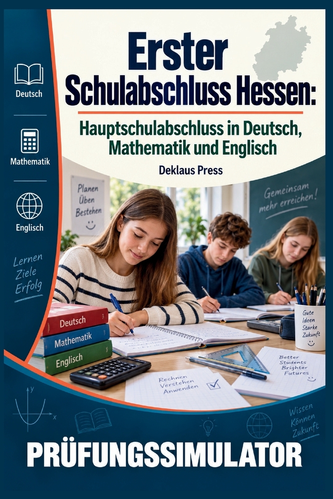 Erster Schulabschluss Hessen: Hauptschulabschluss in Deutsch, Mathematik und Englisch cover