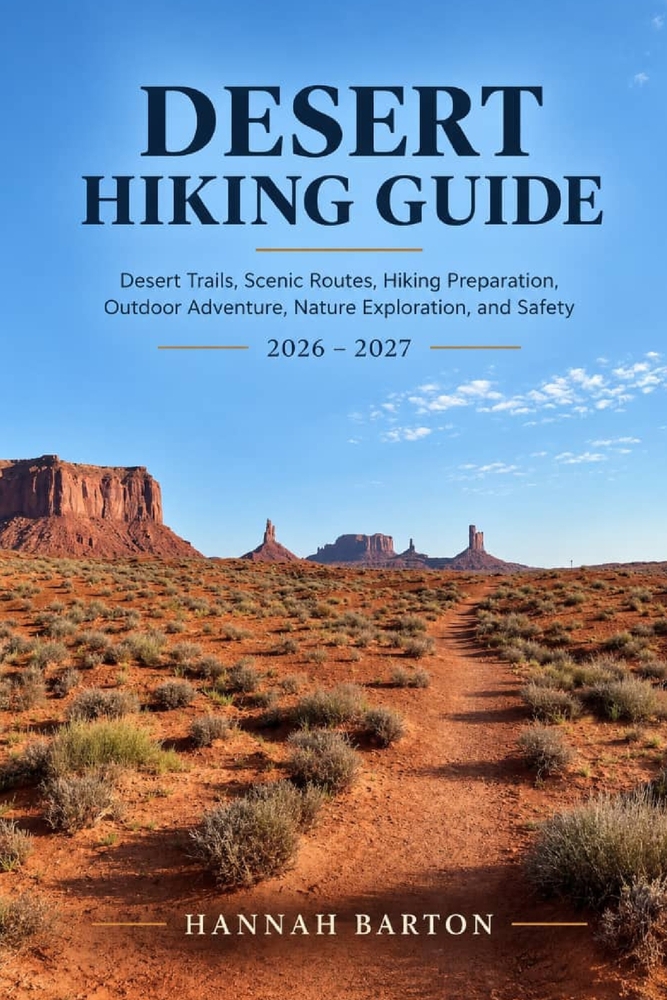 Desert Hiking Guide 2026-2027: Desert Trails, Scenic Routes, Hiking Preparation, Outdoor Adventure, Nature Exploration, and Safety cover