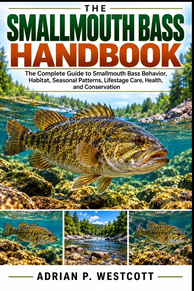 The Smallmouth Bass Handbook: The Complete Guide to Smallmouth Bass Fishing, Behavior, Habitat, Seasonal Patterns, Lures, Proven Angling Techniques, C cover