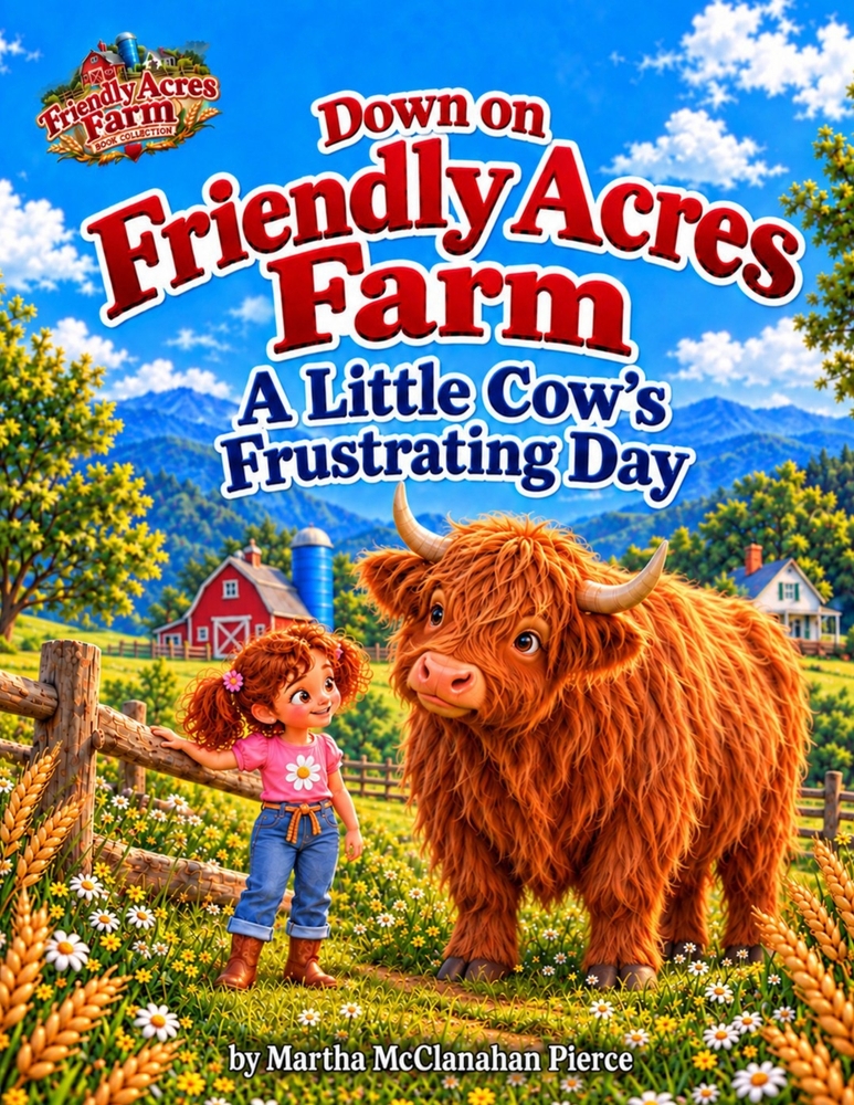 Down on Friendly Acres Farm: A Little Cow's Frustrating Day cover