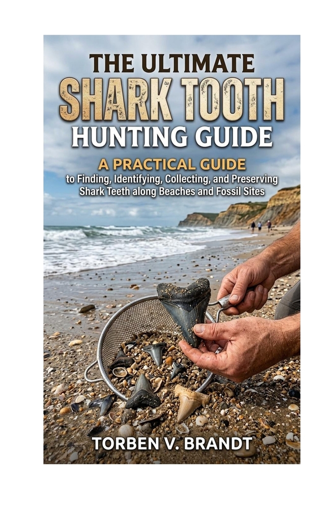 The Ultimate Shark Tooth Hunting Guide: A Practical Guide to Finding, Identifying, Collecting, and Preserving Shark Teeth Along Beaches and Fossil Sit cover