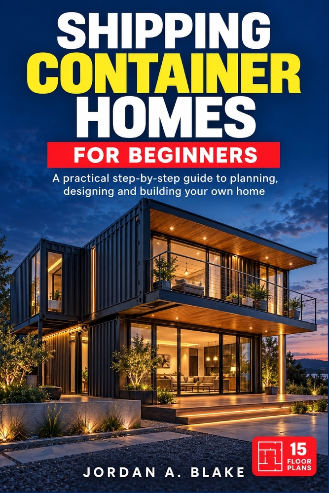 Shipping Container Homes for Beginners: A PRACTICAL GUIDE FOR OWNER-BUILDERS: Plan thoughtfully. Build with understanding. Create a home that works. cover