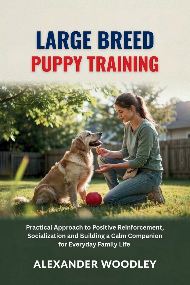 Large Breed Puppy Training: Practical Approach to Positive Reinforcement, Socialization and Building a Calm Companion for Everyday Family Life cover
