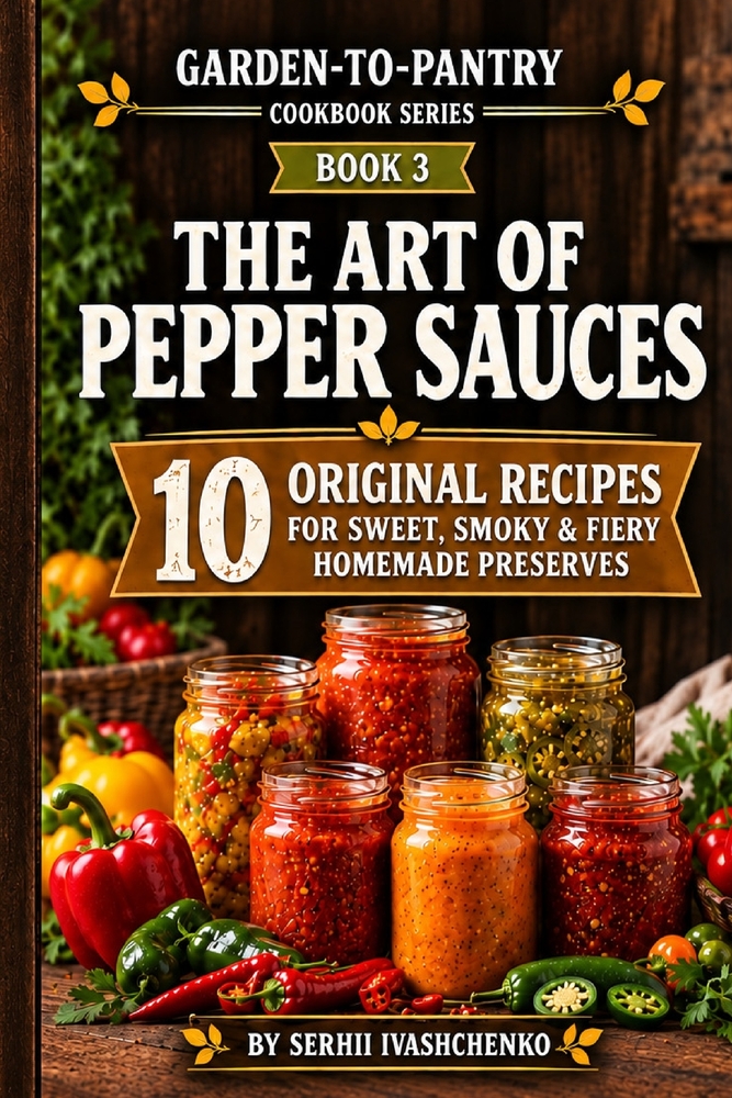 The Art of Pepper Sauces: 10 Original Recipes for Sweet, Smoky & Fiery Homemade Preserves cover