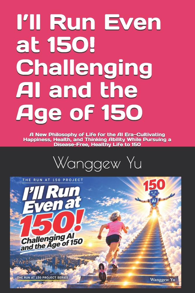 I'll Run Even at 150! Challenging AI and the Age of 150: A New Philosophy of Life for the AI Era-Cultivating Happiness, Health, and Thinking Ability W cover