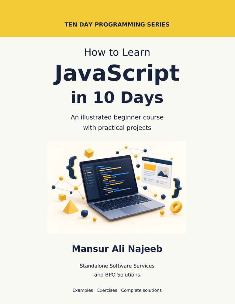 How to Learn JavaScript in 10 Days cover