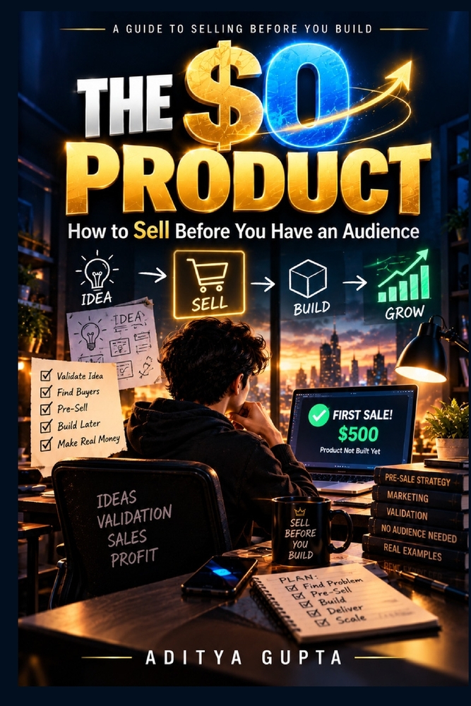 The $0 Product: How to Sell Before You Have an Audience cover